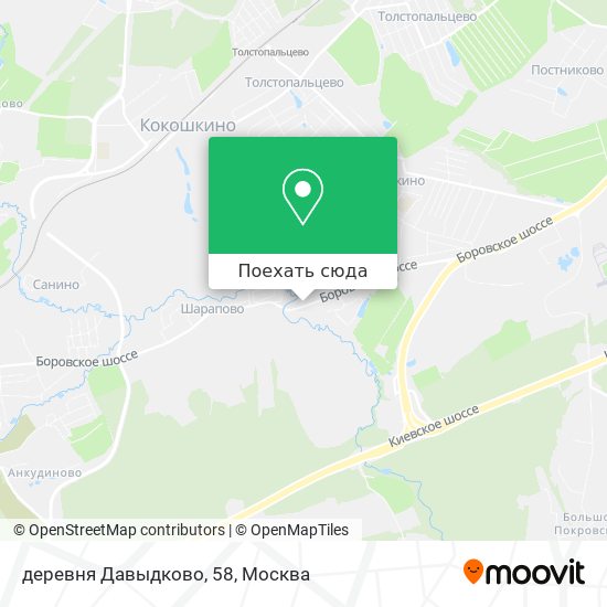 Карта деревня Давыдково, 58