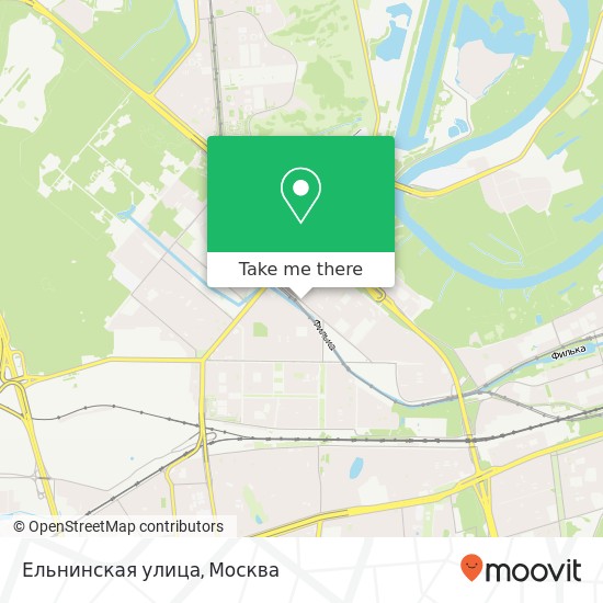 Карта Ельнинская улица