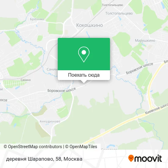 Карта деревня Шарапово, 58