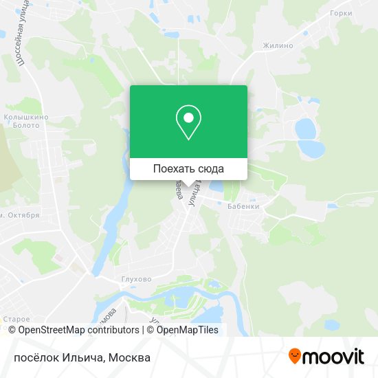 Карта посёлок Ильича