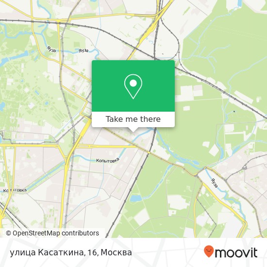 Карта улица Касаткина, 16