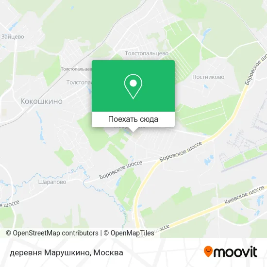 Карта деревня Марушкино