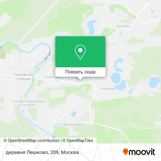 Карта деревня Лешково, 209