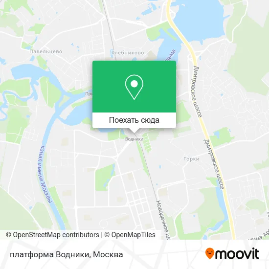 Карта платформа Водники