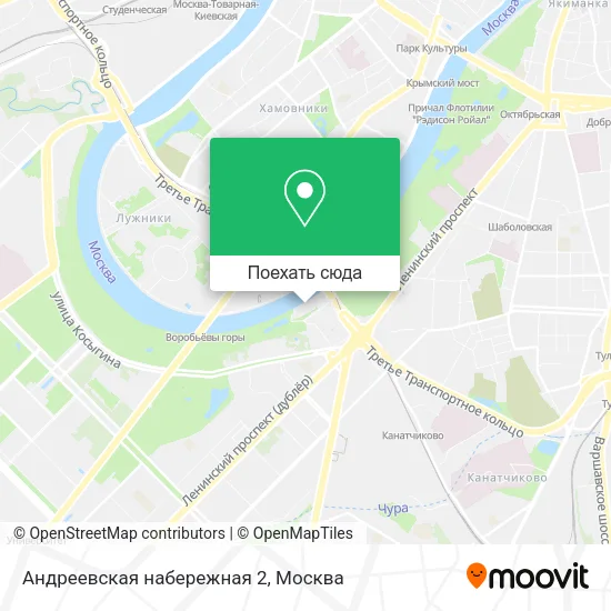 Карта Андреевская набережная 2