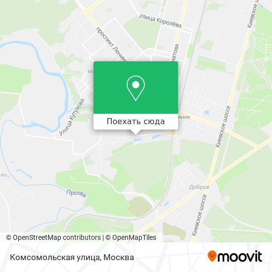Карта Комсомольская улица