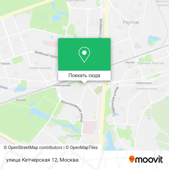 Карта улица Кетчерская 12