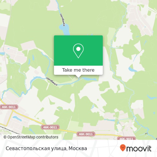 Карта Севастопольская улица