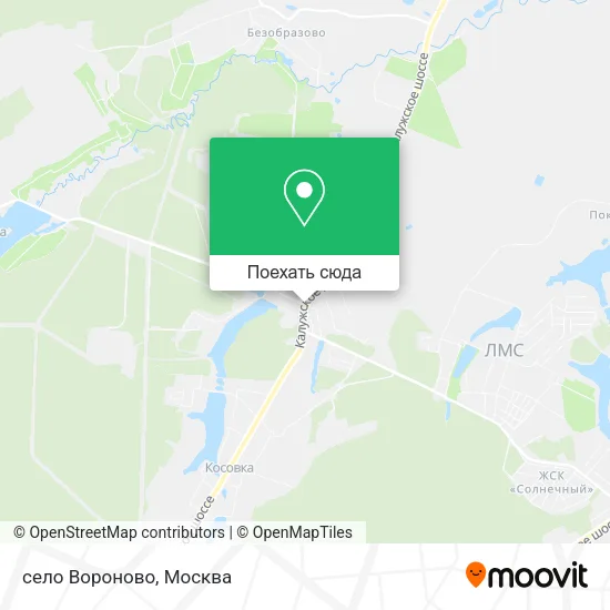 Карта село Вороново