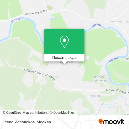 Карта село Иславское