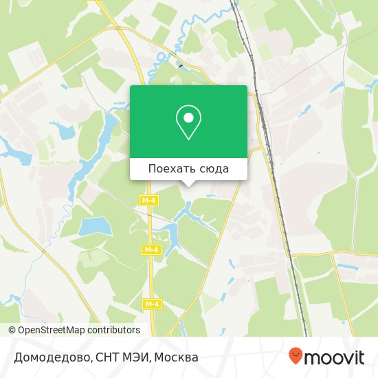 Карта Домодедово, СНТ МЭИ