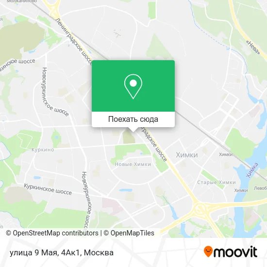 Карта улица 9 Мая, 4Ак1