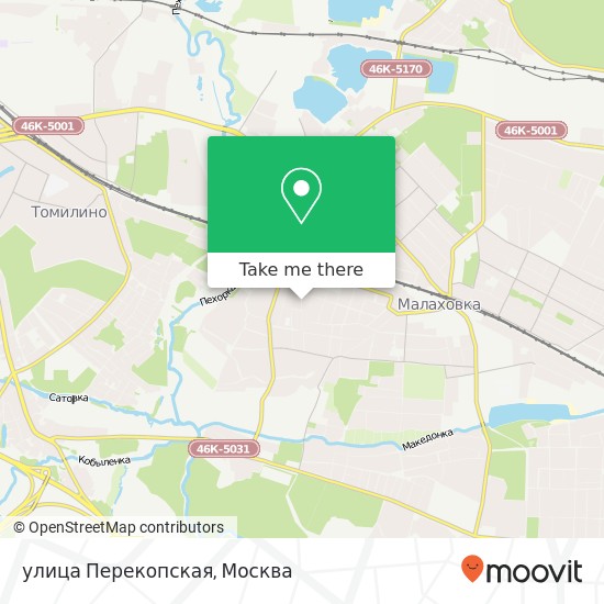Карта улица Перекопская