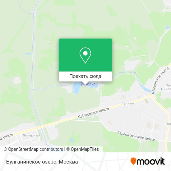 Карта Булганинское озеро