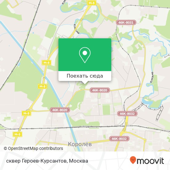 Карта сквер Героев-Курсантов