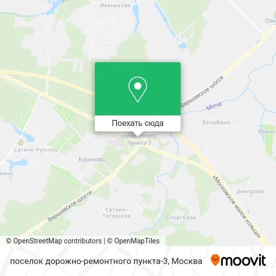 Карта поселок дорожно-ремонтного пункта-3
