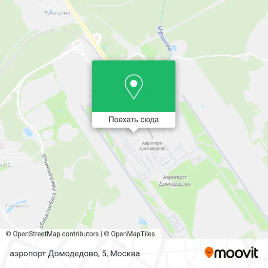 Карта аэропорт Домодедово, 5