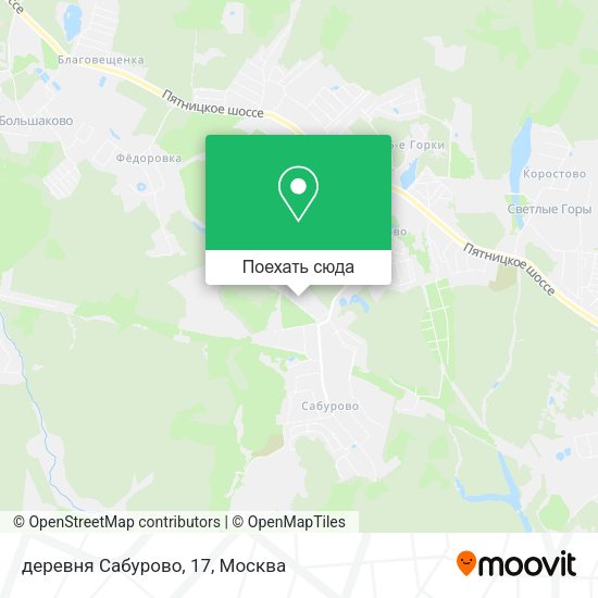 Карта деревня Сабурово, 17