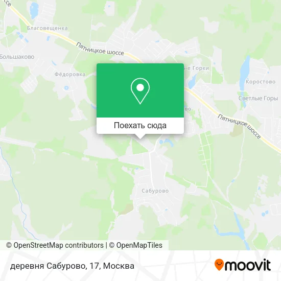 Карта деревня Сабурово, 17