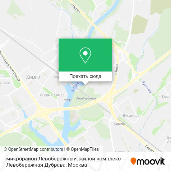 Карта микрорайон Левобережный, жилой комплекс Левобережная Дубрава
