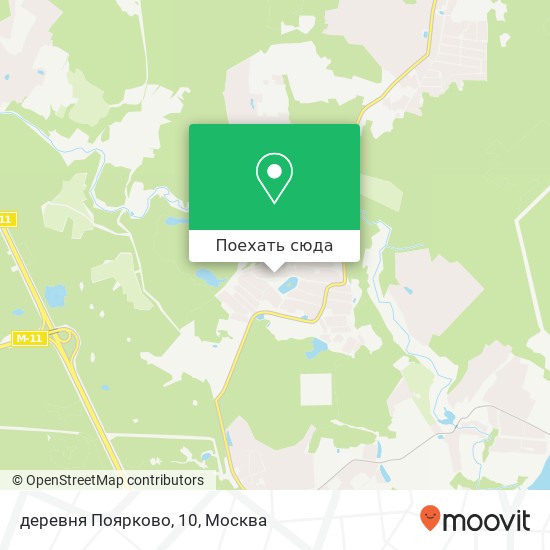 Карта деревня Поярково, 10