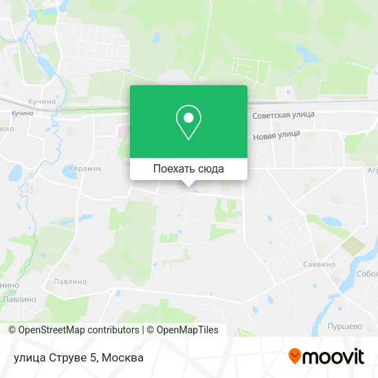 Карта улица Струве 5