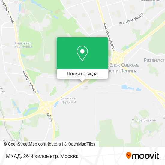 Карта МКАД, 26-й километр