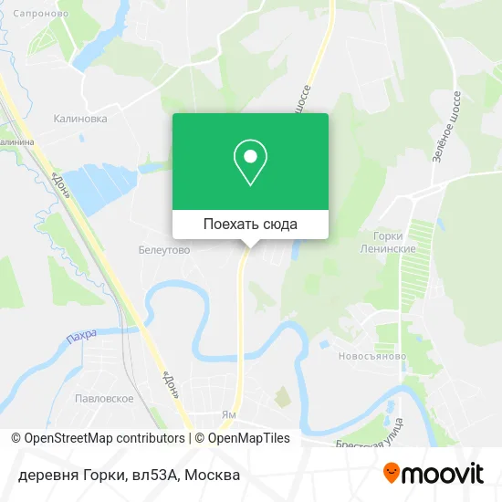 Карта деревня Горки, вл53А