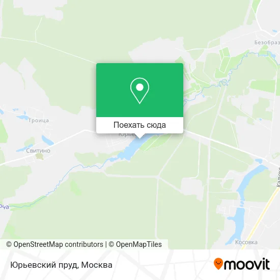 Карта Юрьевский пруд