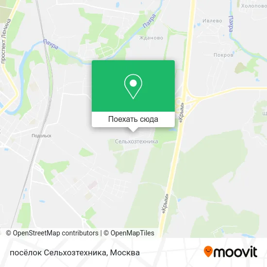 Карта посёлок Сельхозтехника