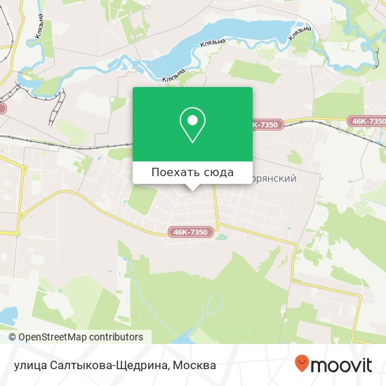 Карта улица Салтыкова-Щедрина