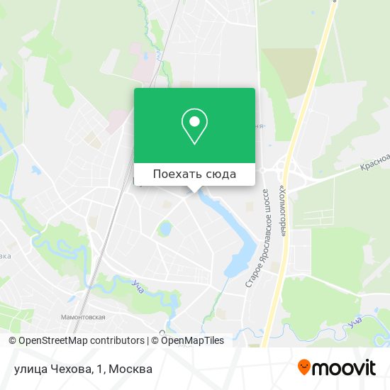Карта улица Чехова, 1
