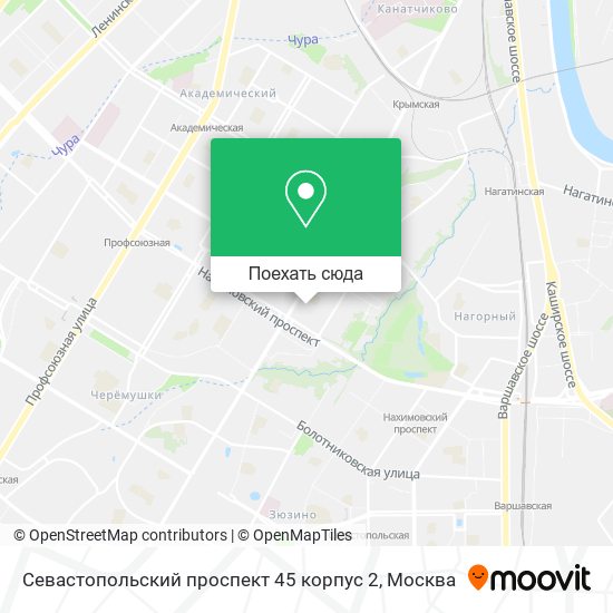 Карта Севастопольский проспект 45 корпус 2