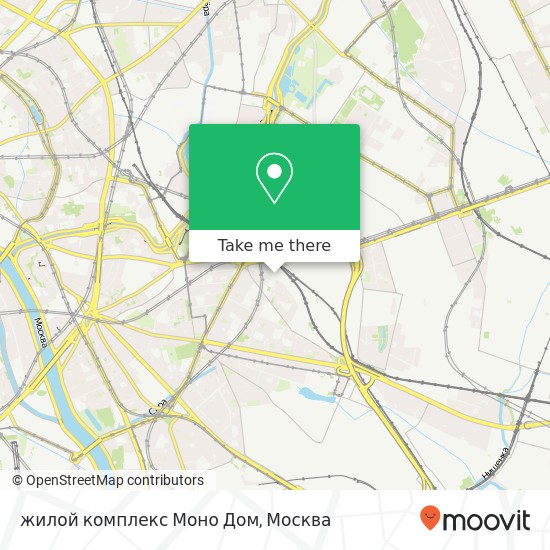 Карта жилой комплекс Моно Дом