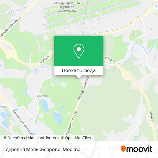 Карта деревня Мелькисарово