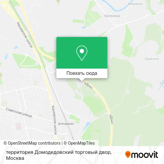 Карта территория Домодедовский торговый двор