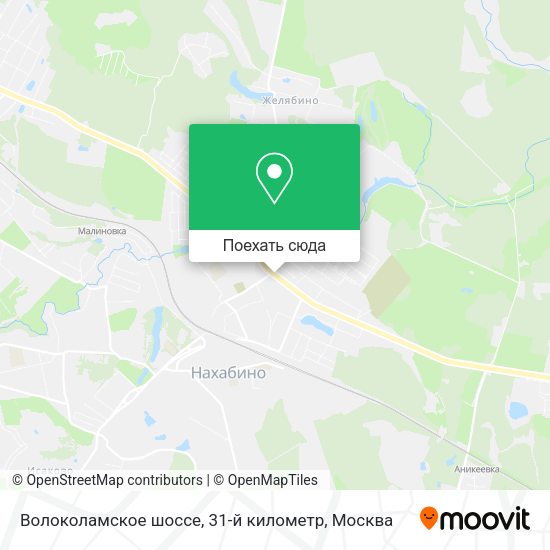 Карта Волоколамское шоссе, 31-й километр