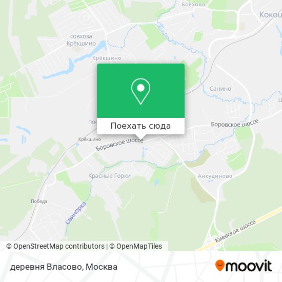 Карта деревня Власово