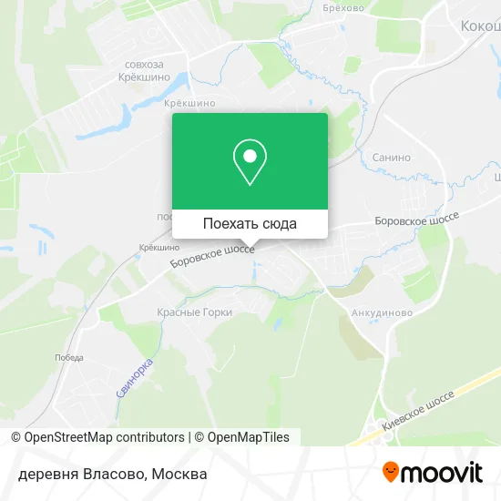 Карта деревня Власово