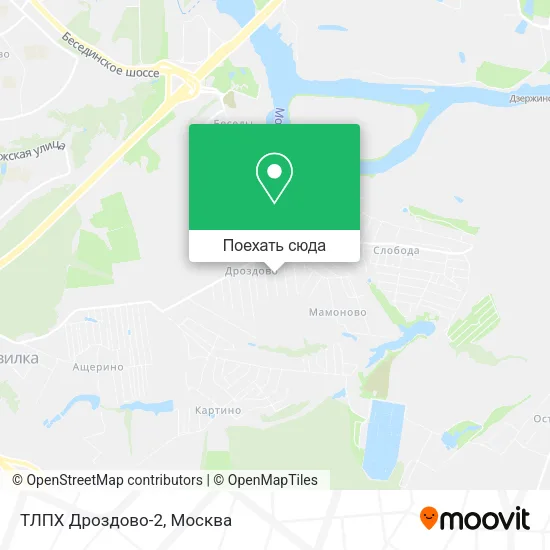 Карта ТЛПХ Дроздово-2