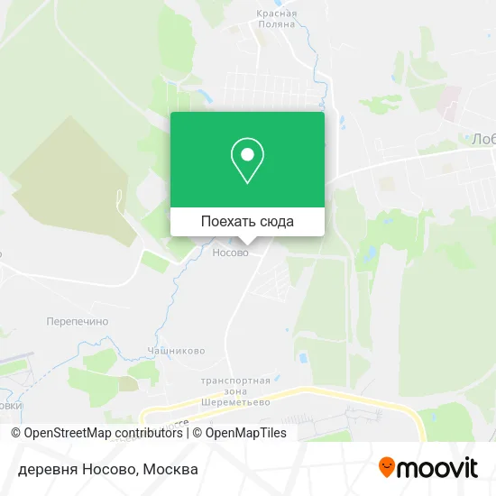 Карта деревня Носово