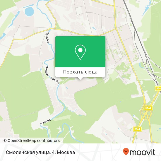 Карта Смоленская улица, 4