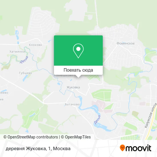 Карта деревня Жуковка, 1