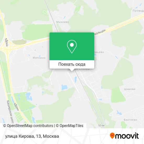 Карта улица Кирова, 13