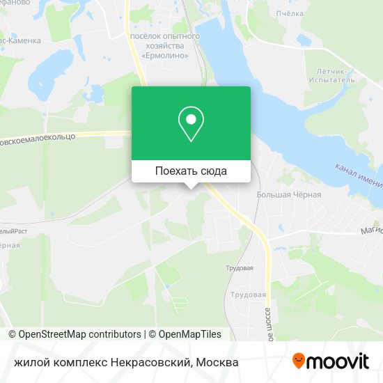Карта жилой комплекс Некрасовский