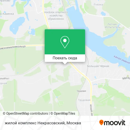 Карта жилой комплекс Некрасовский