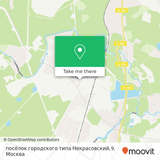 Карта посёлок городского типа Некрасовский, 9