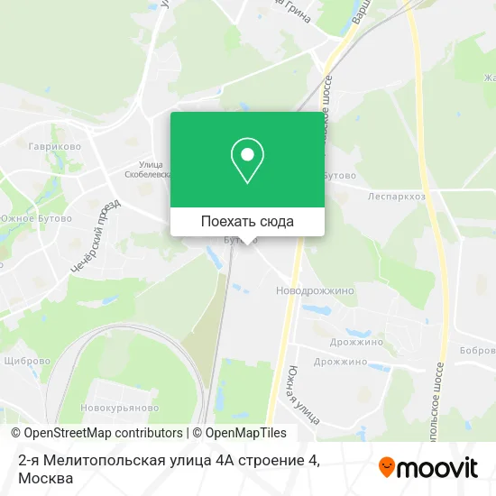 Карта 2-я Мелитопольская улица 4А строение 4