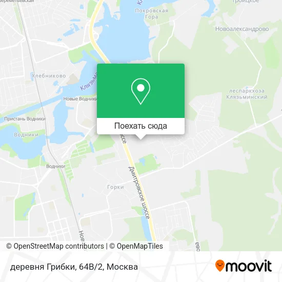 Карта деревня Грибки, 64В/2