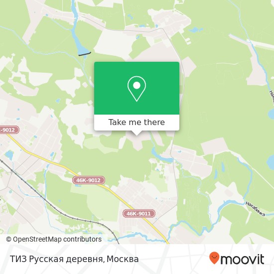 Карта ТИЗ Русская деревня